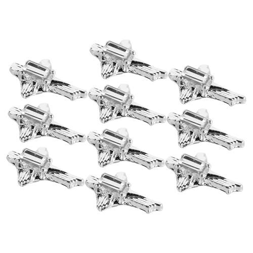 Homoyoyo 10 Stück Teiliges Metall Nagel Charms Kreuz Design mit Funkelnden Strasssteinen Nagel Schmuck für Besondere Anlässe Karneval Nail Art Dekoration Langlebig Robust Homoyoyo 10 Stück Teiliges Metall Nagel Charms Kreuz Design mit Funkelnden Strasssteinen Nagel Schmuck für Besondere Anlässe Karneval Nail Art Dekoration Langlebig Robust von Homoyoyo