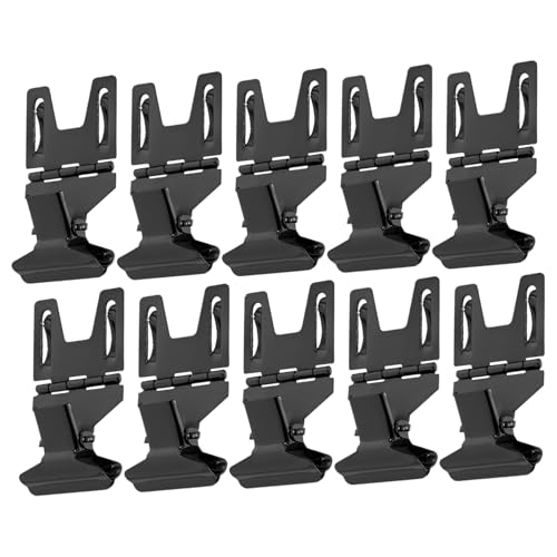 Homoyoyo 10 Stück Teiliges Metall Preisschildhalter Schwarz Praktischer Clip für Einfache Preisschildbefestigung Flexibel Einsetzbar in Bäckereien Supermärkten und Einzelhandel Effizienter von Homoyoyo