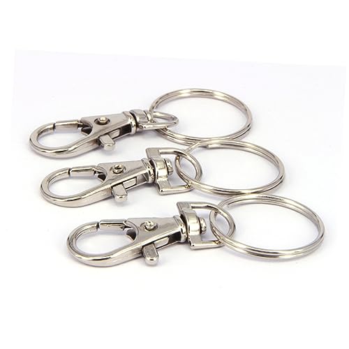 Homoyoyo 10 Stück Teiliges Metall Schlüsselanhänger Karabiner mit Drehgelenk Robuster Lobster Verschluss für Schlüsselringe Lanyards Taschen und DIY Zubehör Glatter und Sicherer Homoyoyo 10 Stück Teiliges Metall Schlüsselanhänger Karabiner mit Drehgelenk Robuster Lobster Verschluss für Schlüsselringe Lanyards Taschen und DIY Zubehör Glatter und Sicherer von Homoyoyo