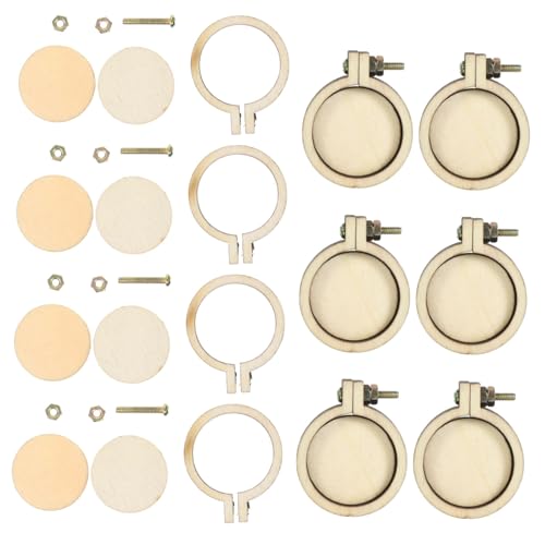 Homoyoyo 10 Stück Teiliges Mini Holz Stickrahmen Runde Stickerei Rahmen für Kreuzstich Stickerei und DIY Schmuck Handliche Kleine Holzreifen für Anfänger und Bastelarbeiten Homoyoyo 10 Stück Teiliges Mini Holz Stickrahmen Runde Stickerei Rahmen für Kreuzstich Stickerei und DIY Schmuck Handliche Kleine Holzreifen für Anfänger und Bastelarbeiten von Homoyoyo