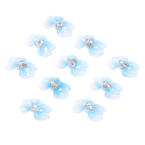 Homoyoyo 10 Stück Teiliges Nagelblumen Resin perlen und Strassstein dekoration Langlebig und Vielseitig für DIY nail art Geeignet für Natürliche und Künstliche Nägel Maniküre Schmuck und von Homoyoyo