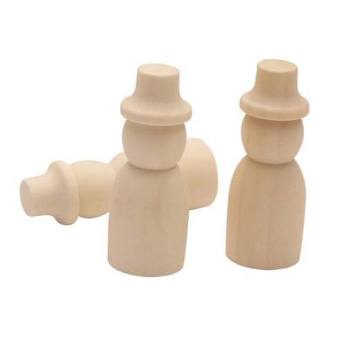 Homoyoyo 10 Stück Teiliges Natürliche Holzpuppen mit Hüten DIY Bemalbare Holzfiguren für Gestalten Kreativität und Feinmotorik für Frühling und Mädchen Homoyoyo 10 Stück Teiliges Natürliche Holzpuppen mit Hüten DIY Bemalbare Holzfiguren für Gestalten Kreativität und Feinmotorik für Frühling und Mädchen von Homoyoyo