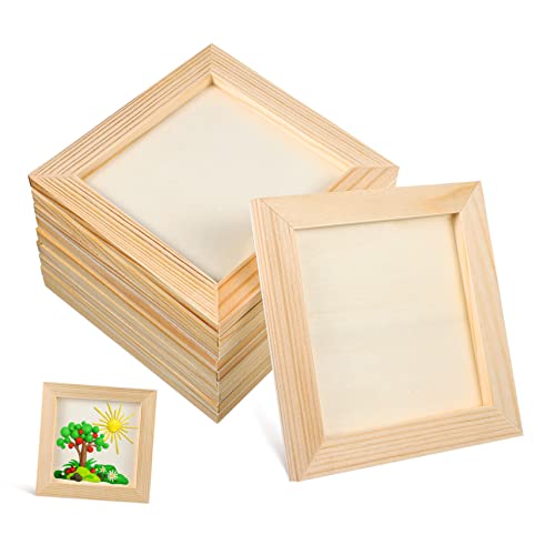 Homoyoyo 10 Stück Teiliges Naturbelassene Holz Bilderrahmen Diy Kunstrahmen für Tonmalerei Glatte Oberfläche Vielseitig für Ölgemälde Bastelprojekte und Fotoaufnahmen Geeignet Homoyoyo 10 Stück Teiliges Naturbelassene Holz Bilderrahmen Diy Kunstrahmen für Tonmalerei Glatte Oberfläche Vielseitig für Ölgemälde Bastelprojekte und Fotoaufnahmen Geeignet von Homoyoyo