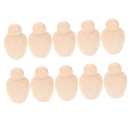 Homoyoyo 10 Stück Teiliges Naturfarbener Holzfiguren zum Bemalen DIY Holzpuppen mit Glatter Oberfläche Kinderfreundliche Bastelspielzeuge für Kreative Malprojekte und Dekoration Homoyoyo 10 Stück Teiliges Naturfarbener Holzfiguren zum Bemalen DIY Holzpuppen mit Glatter Oberfläche Kinderfreundliche Bastelspielzeuge für Kreative Malprojekte und Dekoration von Homoyoyo