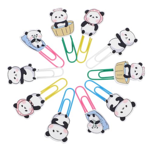 Homoyoyo 10 Stück Teiliges Niedliche Panda Büroklammern aus Holz und Kunststoff Dekorative Dokumentenklammern Praktische Lesezeichen für Büro Schule und Studium Langlebig und Einfach zu Homoyoyo 10 Stück Teiliges Niedliche Panda Büroklammern aus Holz und Kunststoff Dekorative Dokumentenklammern Praktische Lesezeichen für Büro Schule und Studium Langlebig und Einfach zu von Homoyoyo
