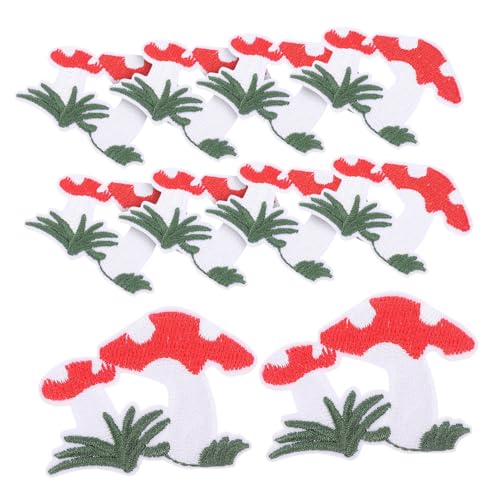 Homoyoyo 10 Stück Teiliges Pilz Bügelbild DIY Applikationen für Kleidung Strapazierfähige Polyester Patches zum Aufbügeln und Nähen Shirts Jacken Hosen und Kreative Handarbeiten Homoyoyo 10 Stück Teiliges Pilz Bügelbild DIY Applikationen für Kleidung Strapazierfähige Polyester Patches zum Aufbügeln und Nähen Shirts Jacken Hosen und Kreative Handarbeiten von Homoyoyo