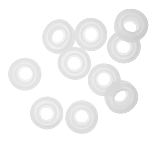 Homoyoyo 10 Stück Teiliges Set Silikonring Formen für DIY Schmuckherstellung Halbzylindrische Gießformen für Kreative Projekte mit Kindern Einfach zu Entformen und Vielseitig Einsetzbar von Homoyoyo