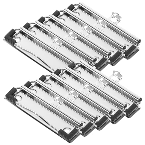 Homoyoyo 10 Stück Teiliges Starker Metall klemmbrett clips Wiederverwendbar Vielseitig Einsetzbar für Dokumente Notizen Memo Sicherer Halt ohne Papierschäden Handlich und Leicht Tragbar Homoyoyo 10 Stück Teiliges Starker Metall klemmbrett clips Wiederverwendbar Vielseitig Einsetzbar für Dokumente Notizen Memo Sicherer Halt ohne Papierschäden Handlich und Leicht Tragbar von Homoyoyo