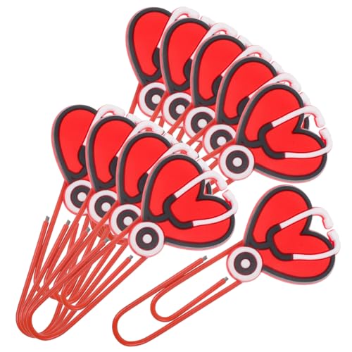 Homoyoyo 10 Stück Teiliges Süße Cartoon Lesezeichen mit Bunten Büroklammern Wiederverwendbare Papierclips für Schule und Kreative Projekte Homoyoyo 10 Stück Teiliges Süße Cartoon Lesezeichen mit Bunten Büroklammern Wiederverwendbare Papierclips für Schule und Kreative Projekte von Homoyoyo