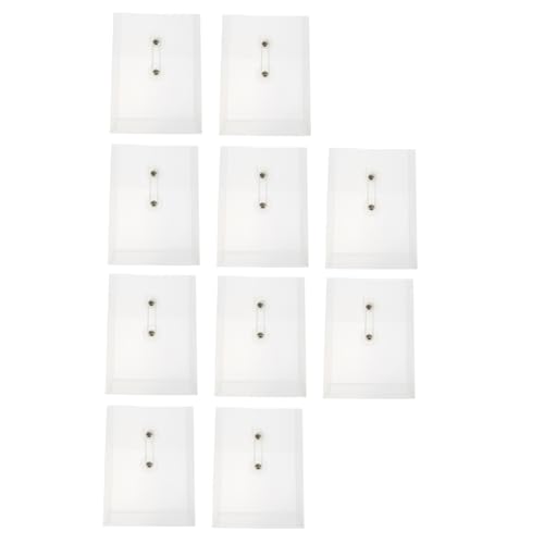 Homoyoyo 10 Stück Teiliges Transparente Dokumententaschen Wasserdichte Mini Ordner für Schule Büro und Reisen Organisieren von Unterlagen und Materialien Homoyoyo 10 Stück Teiliges Transparente Dokumententaschen Wasserdichte Mini Ordner für Schule Büro und Reisen Organisieren von Unterlagen und Materialien von Homoyoyo