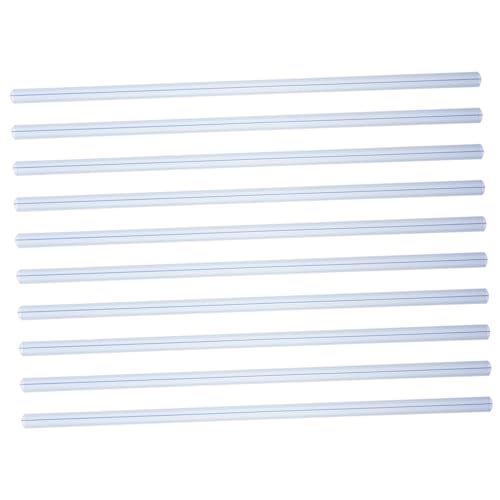 Homoyoyo 10 Stück Teiliges Transparente Kunststoff Clips Slide Binder für Lose Stabile Buchbinderschienen Einfach zu Verwenden für Büro Schule und Zuhause von Homoyoyo