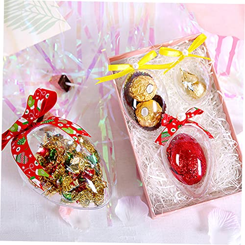 Homoyoyo 10 Stück Teiliges Transparente Kunststoff Eierkugeln zum Befüllen Diy Bastel Kunststoffeier Wiederverwendbar Bruchsicher für Ostereier Deko Weihnachtskugeln und Partydeko Homoyoyo 10 Stück Teiliges Transparente Kunststoff Eierkugeln zum Befüllen Diy Bastel Kunststoffeier Wiederverwendbar Bruchsicher für Ostereier Deko Weihnachtskugeln und Partydeko von Homoyoyo