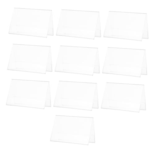 Homoyoyo 10 Stück Teiliges Transparentes Acryl Tischschild mit Beidseitigem Einschub für Namenskarten und Informationen Ständer für Konferenzen Meetings Bankette und Gastronomiebetriebe Homoyoyo 10 Stück Teiliges Transparentes Acryl Tischschild mit Beidseitigem Einschub für Namenskarten und Informationen Ständer für Konferenzen Meetings Bankette und Gastronomiebetriebe von Homoyoyo