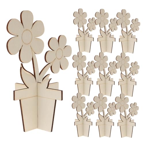 Homoyoyo 10 Stück Teiliges Unbehandelte Holzblumen zum Basteln Glatte Oberfläche Stabile Holzblumenornamente für DIY malerei Tischdekoration Hochzeits Wohnraumgestaltung Homoyoyo 10 Stück Teiliges Unbehandelte Holzblumen zum Basteln Glatte Oberfläche Stabile Holzblumenornamente für DIY malerei Tischdekoration Hochzeits Wohnraumgestaltung von Homoyoyo