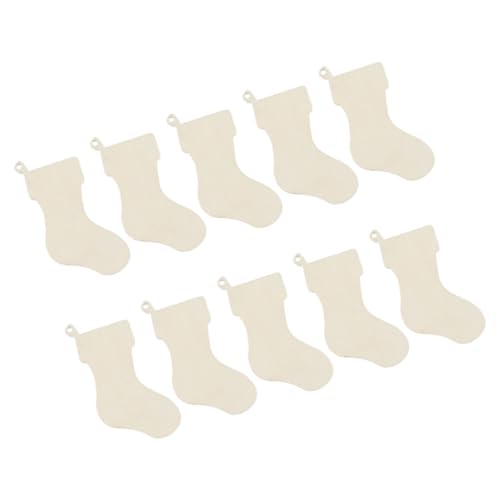 Homoyoyo 10 Stück Teiliges Weihnachtsstrümpfe Holzanhänger Naturbelassene DIY Holzfiguren zum Bemalen Stabile Weihnachtsbaumdeko Personalisierbar mit Namen und Botschaften für Homoyoyo 10 Stück Teiliges Weihnachtsstrümpfe Holzanhänger Naturbelassene DIY Holzfiguren zum Bemalen Stabile Weihnachtsbaumdeko Personalisierbar mit Namen und Botschaften für von Homoyoyo