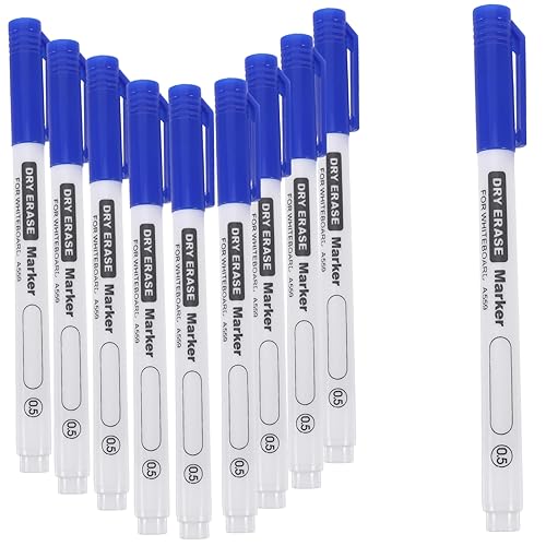 Homoyoyo 10 Stück Teiliges Whiteboard Marker Spitze Abwischbar Glatte Sicher Langlebig für Büro Schule Lehrer Homoyoyo 10 Stück Teiliges Whiteboard Marker Spitze Abwischbar Glatte Sicher Langlebig für Büro Schule Lehrer von Homoyoyo