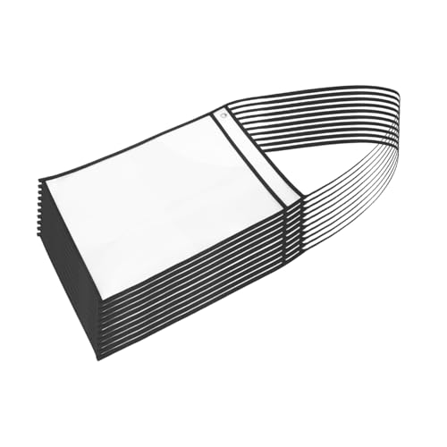 Homoyoyo 10 Stück Teiliges Wiederverwendbare Ticket Halter aus PVC mit Aufhängeschlaufe für Dokumente und Aufträge Transparent für Büro und Organisation Homoyoyo 10 Stück Teiliges Wiederverwendbare Ticket Halter aus PVC mit Aufhängeschlaufe für Dokumente und Aufträge Transparent für Büro und Organisation von Homoyoyo