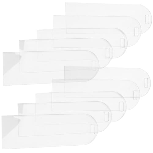 Homoyoyo 10 Stück Transparente Rechteckige Acryl Lesezeichen Blanko DIY Bastel Lesezeichen Abgerundeten Kanten Individuell Gestaltbar für Karten Dekoration und Geschenke Homoyoyo 10 Stück Transparente Rechteckige Acryl Lesezeichen Blanko DIY Bastel Lesezeichen Abgerundeten Kanten Individuell Gestaltbar für Karten Dekoration und Geschenke von Homoyoyo