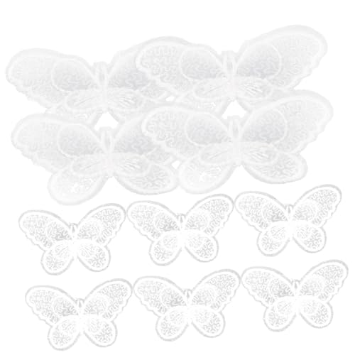 Homoyoyo 10 Stück Weiße Schmetterling Stickerei Aufnäher zum Aufnähen und Aufbügeln Strapazierfähige Patches zur Kleidung Dekoration und Reparatur Vielseitige Applikationen für Jacken Homoyoyo 10 Stück Weiße Schmetterling Stickerei Aufnäher zum Aufnähen und Aufbügeln Strapazierfähige Patches zur Kleidung Dekoration und Reparatur Vielseitige Applikationen für Jacken von Homoyoyo
