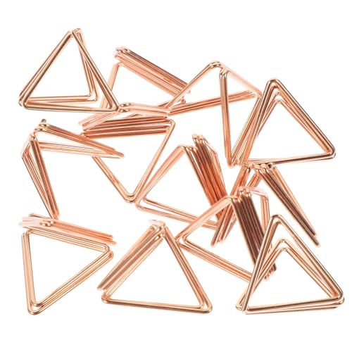 Homoyoyo 10 Stück dreieckige Büroklammer Tisch Dekorativ Inhaber Halter Zubehör büroartikel büromaterial Büroklammern Desktop-Note-Klemmen Kartenclips für Hochzeitsfeiern Eisen Rose Gold Homoyoyo 10 Stück dreieckige Büroklammer Tisch Dekorativ Inhaber Halter Zubehör büroartikel büromaterial Büroklammern Desktop-Note-Klemmen Kartenclips für Hochzeitsfeiern Eisen Rose Gold von Homoyoyo