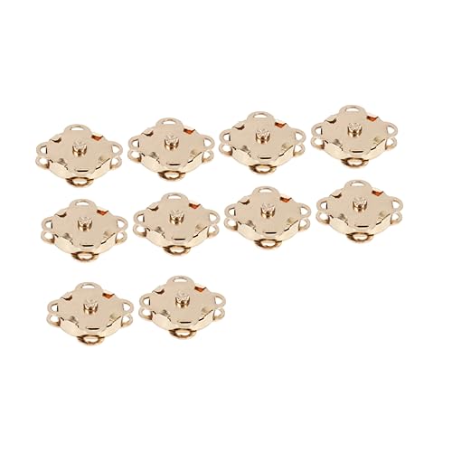 Homoyoyo 10 Stück magnetische Taschenverschlüsse Magnetische Druckknöpfe Taschenverschlüsse für Handtaschen Herstellung Knopf Magnetknöpfe zum Basteln Magnetverschlüsse für Geldbörsen von Homoyoyo