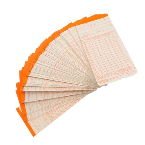 Homoyoyo 100 Blatt Attendance Cards Card Paper For Office Attendance Recorder Stundennachweis Arbeit Kommutationsaufzeichnung Praktisch Einfaches Design Homoyoyo 100 Blatt Attendance Cards Card Paper For Office Attendance Recorder Stundennachweis Arbeit Kommutationsaufzeichnung Praktisch Einfaches Design von Homoyoyo