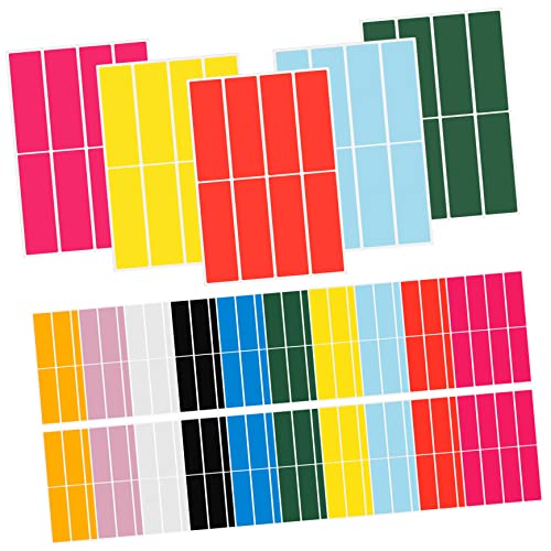 Homoyoyo 100 Blatt Bunte Klassifizierungsaufkleber Selbstklebende Etiketten für Beschriftbare Namensschilder zur Sortierung von Objekten Vielseitig Einsetzbar und Zufällige Zufällige Farbe von Homoyoyo
