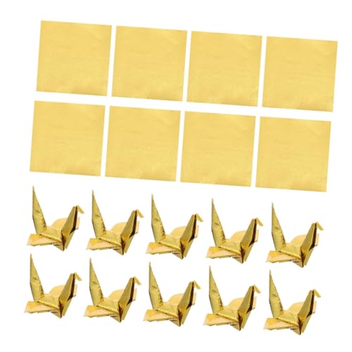 Homoyoyo 100 Blatt DIY Perl Origami Papier Quadratisch Handgefertigt für Kreative Bastelprojekte für Erwachsene Sicher und Reißfest von Homoyoyo