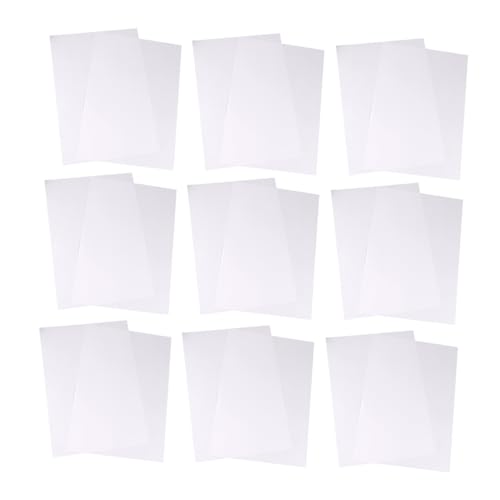 Homoyoyo 100 Blatt Haftpapier Doppelseitiges Isolation Papier für Handarbeiten Home Office Klebe Eigenschaften und Langlebig für Kreative Projekte von Homoyoyo