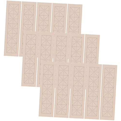 Homoyoyo 100 Blatt Kalligraphie Übungspapier Chinesisches Xuan Papier Leicht und Tragbar für Anfänger der Kalligrafie mit Gitter für Präzises Schreiben und Zeichnen von Homoyoyo