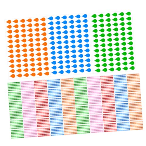 Homoyoyo 100 Blatt Wasserfeste Tropfen-aufkleber Beschreibbare Index-etiketten aus Robustem Kupferdruckpapier Dekorative Selbstklebende Tropfen-sticker für DIY Planer Tagebuch Scrapbooking Homoyoyo 100 Blatt Wasserfeste Tropfen-aufkleber Beschreibbare Index-etiketten aus Robustem Kupferdruckpapier Dekorative Selbstklebende Tropfen-sticker für DIY Planer Tagebuch Scrapbooking von Homoyoyo