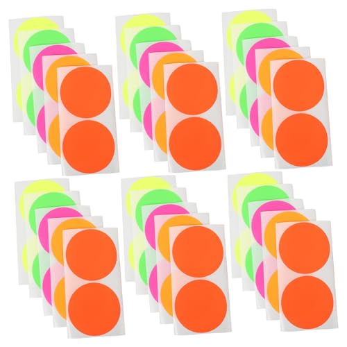 Homoyoyo 100 Stück Bunte Fluoreszierende Punkt Aufkleber Selbstklebende Runde Etiketten Vielseitig für Scrapbook Kreative Tagebücher Kinderfreundlich Rückstandsfrei Entfernbar Homoyoyo 100 Stück Bunte Fluoreszierende Punkt Aufkleber Selbstklebende Runde Etiketten Vielseitig für Scrapbook Kreative Tagebücher Kinderfreundlich Rückstandsfrei Entfernbar von Homoyoyo