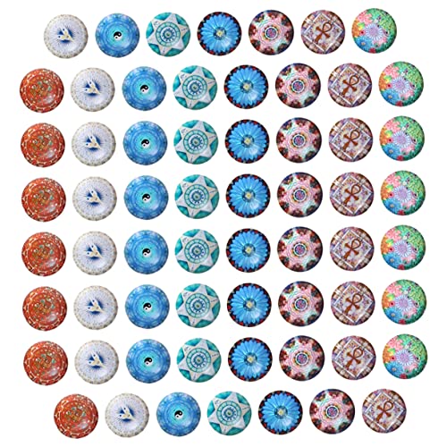 Homoyoyo 100 Stück Bunte Glassteine Glasornamente für Vasen Foto Dekoration DIY Schmuck Mosaiksteine Farbenfrohe Glasperlen für Aquarium und Bastelprojekte von Homoyoyo