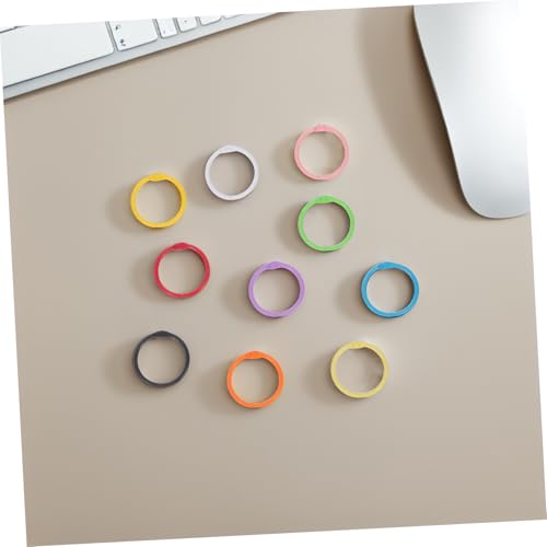 Homoyoyo 100 Stück Bunte Metall Ringe Außen Kratzfeste Buchbinderinge für Kalender Karteikarten Notizbücher Offene Langlebige Ringbinder für Büro Schule Vielseitige Organisation Homoyoyo 100 Stück Bunte Metall Ringe Außen Kratzfeste Buchbinderinge für Kalender Karteikarten Notizbücher Offene Langlebige Ringbinder für Büro Schule Vielseitige Organisation von Homoyoyo