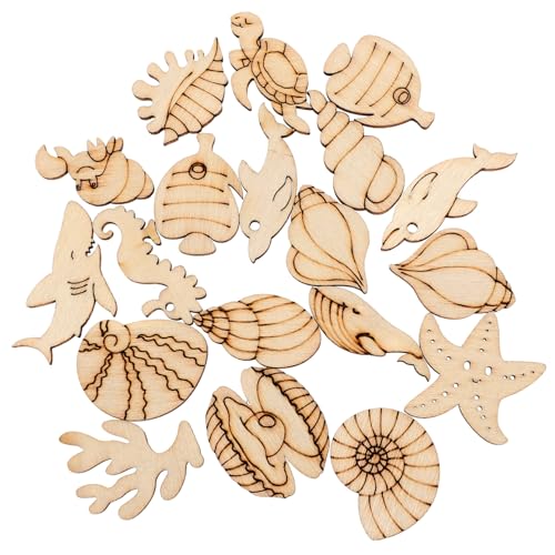 Homoyoyo 100 Stück DIY Holzchips Meerestiere Stabile Holzscheiben zum Bemalen Kinderfreundliche Bastelstreudeko Nachhaltige Holzfiguren für Kreative Malprojekte und Handwerkliche Homoyoyo 100 Stück DIY Holzchips Meerestiere Stabile Holzscheiben zum Bemalen Kinderfreundliche Bastelstreudeko Nachhaltige Holzfiguren für Kreative Malprojekte und Handwerkliche von Homoyoyo