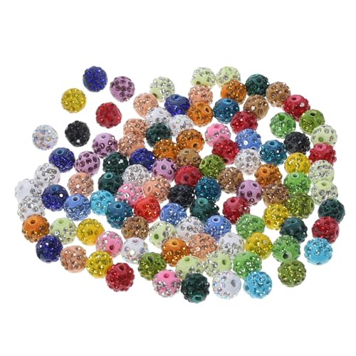 Homoyoyo 100 Stück DIY Strassperlen Lose Perlen für Armband und Schmuckherstellung Bastelbedarf für und Handarbeiten von Homoyoyo