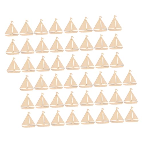 Homoyoyo 100 Stück DIY - für Holzchips bastelset DIY-Küstendekor-Set Segelbootanhänger aus Holz Mini-Segelboot Graffiti-Segelboot-Ausschnitte unfertige Holzscheibe Holzboot Beige Homoyoyo 100 Stück DIY - für Holzchips bastelset DIY-Küstendekor-Set Segelbootanhänger aus Holz Mini-Segelboot Graffiti-Segelboot-Ausschnitte unfertige Holzscheibe Holzboot Beige von Homoyoyo