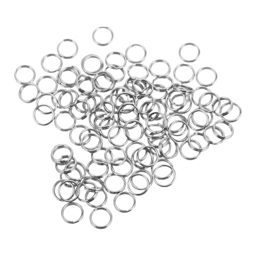 Homoyoyo 100 Stück Edelstahl Schlüsselring Metallringe Geteilte Schlüsselringe Runder Fester Ring Schlüsselanhängerring Edelstahlring Metallschlüsselring Schlüsselbundringe Homoyoyo 100 Stück Edelstahl Schlüsselring Metallringe Geteilte Schlüsselringe Runder Fester Ring Schlüsselanhängerring Edelstahlring Metallschlüsselring Schlüsselbundringe von Homoyoyo