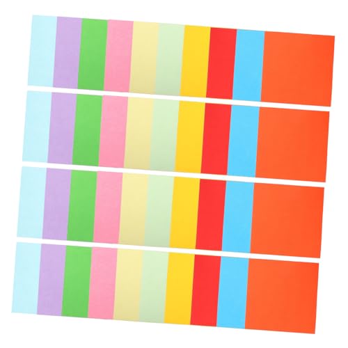 Homoyoyo 100 Stück Farbiges Origami Papier Farbiges Quadratisches Origami Bastelpapier Für Anfänger Zum Scrapbook Gestalten 20 X 20 Cm von Homoyoyo