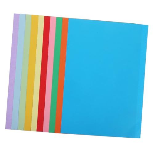 Homoyoyo 100 Stück Farbiges Papier für Kinderhandwerk Dickes Buntes Origami Papier für Malen Drucken und Diy Projekte Verschiedene Farben Fadensicher und Vielseitig Homoyoyo 100 Stück Farbiges Papier für Kinderhandwerk Dickes Buntes Origami Papier für Malen Drucken und Diy Projekte Verschiedene Farben Fadensicher und Vielseitig von Homoyoyo