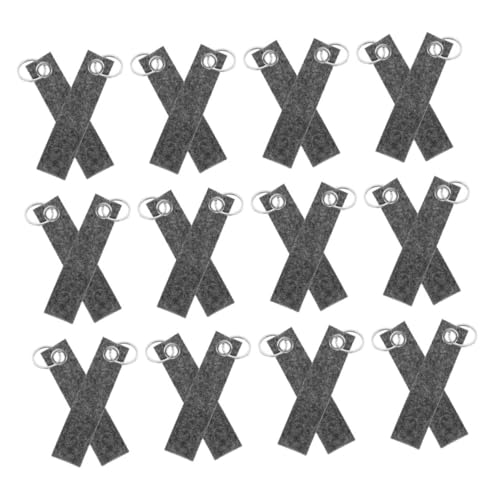 Homoyoyo 100 Stück Filz Schlüsselanhänger Vintage Accessoires Rucksack Blanko Schlüsselanhänger Filz Schlüsselanhänger DIY Schlüsselanhänger Rohlinge Filz Schlüssel Hängekette DIY von Homoyoyo