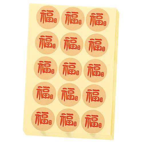 Homoyoyo 100 Stück Fu-Wortaufkleber chinesische neujahrsdekoration cute sticker Farbechtheit Aufkleber Stichworte Gruß Etikett dekorative Geschenkaufkleber selbstklebende Aufkleber Papier Homoyoyo 100 Stück Fu-Wortaufkleber chinesische neujahrsdekoration cute sticker Farbechtheit Aufkleber Stichworte Gruß Etikett dekorative Geschenkaufkleber selbstklebende Aufkleber Papier von Homoyoyo