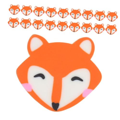 Homoyoyo 100 Stück Fuchs Radiergummis Tierform Weicher Radiergummi für Schule Klassenzimmer Schüler Belohnung Charmantes Design Spaßiger Schreibwaren Radierer von Homoyoyo