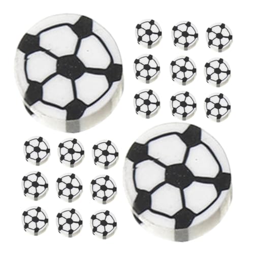 Homoyoyo 100 Stück Fußball Spacer Perlen aus Polymer Clay Langlebige Farbintensive Schmuckperlen für DIY Armbänder und Halsketten für Sport und Freizeit Bastelprojekte Homoyoyo 100 Stück Fußball Spacer Perlen aus Polymer Clay Langlebige Farbintensive Schmuckperlen für DIY Armbänder und Halsketten für Sport und Freizeit Bastelprojekte von Homoyoyo