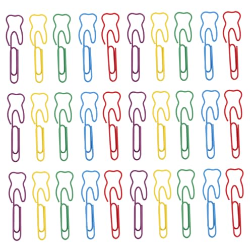 Homoyoyo 100 Stück Geformte Büroklammern Mini Binderclips Süße Büroklammern Kleine Metallklammern Winzige Klammern Zum Basteln von Homoyoyo