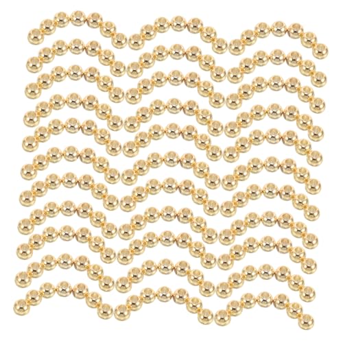 Homoyoyo 100 Stück Goldene Abstandsperlen 2 Mm Glatte Runde Lose Metallperlen Zum Basteln Für Ohrringe Halsketten Armbänder Schmuckherstellung Homoyoyo 100 Stück Goldene Abstandsperlen 2 Mm Glatte Runde Lose Metallperlen Zum Basteln Für Ohrringe Halsketten Armbänder Schmuckherstellung von Homoyoyo