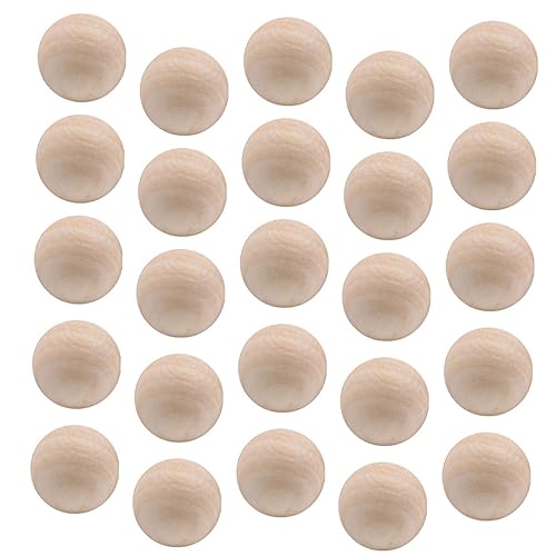 Homoyoyo 100 Stück Große Runde Lotus Holzperlen aus Massivem Holz Naturfarbene DIY Bastelperlen ohne Loch für Malerei Schnitzen Schmuckherstellung und Dekoration Homoyoyo 100 Stück Große Runde Lotus Holzperlen aus Massivem Holz Naturfarbene DIY Bastelperlen ohne Loch für Malerei Schnitzen Schmuckherstellung und Dekoration von Homoyoyo