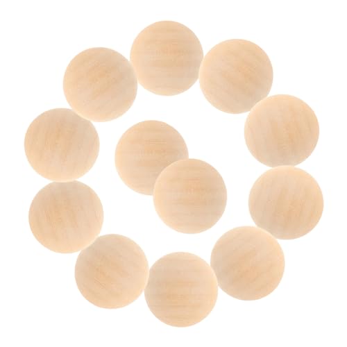 Homoyoyo 100 Stück Halbrunde Holzperlen Naturbelassen Langlebige DIY Bastelperlen für Schmuck Armbänder Holzperlen girlanden und Kreative Handarbeiten Homoyoyo 100 Stück Halbrunde Holzperlen Naturbelassen Langlebige DIY Bastelperlen für Schmuck Armbänder Holzperlen girlanden und Kreative Handarbeiten von Homoyoyo