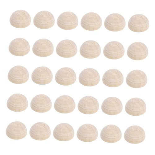 Homoyoyo 100 Stück Halbrunde Holzperlen Unbehandelte Halbkugeln Naturholz Glatt Poliert mit Sicherer Vielseitig für Diy Schmuck Bastelarbeiten und Dekoration Geeignet Homoyoyo 100 Stück Halbrunde Holzperlen Unbehandelte Halbkugeln Naturholz Glatt Poliert mit Sicherer Vielseitig für Diy Schmuck Bastelarbeiten und Dekoration Geeignet von Homoyoyo