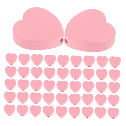 Homoyoyo 100 Stück Herz Holzperlen Charme herzförmige Perlen Valentines Party Dekoration Holzperlen zum Valentinstag Holzherz rot geformte Perlen für Armbänder Herzen Perlen Herzperle Rosa Homoyoyo 100 Stück Herz Holzperlen Charme herzförmige Perlen Valentines Party Dekoration Holzperlen zum Valentinstag Holzherz rot geformte Perlen für Armbänder Herzen Perlen Herzperle Rosa von Homoyoyo